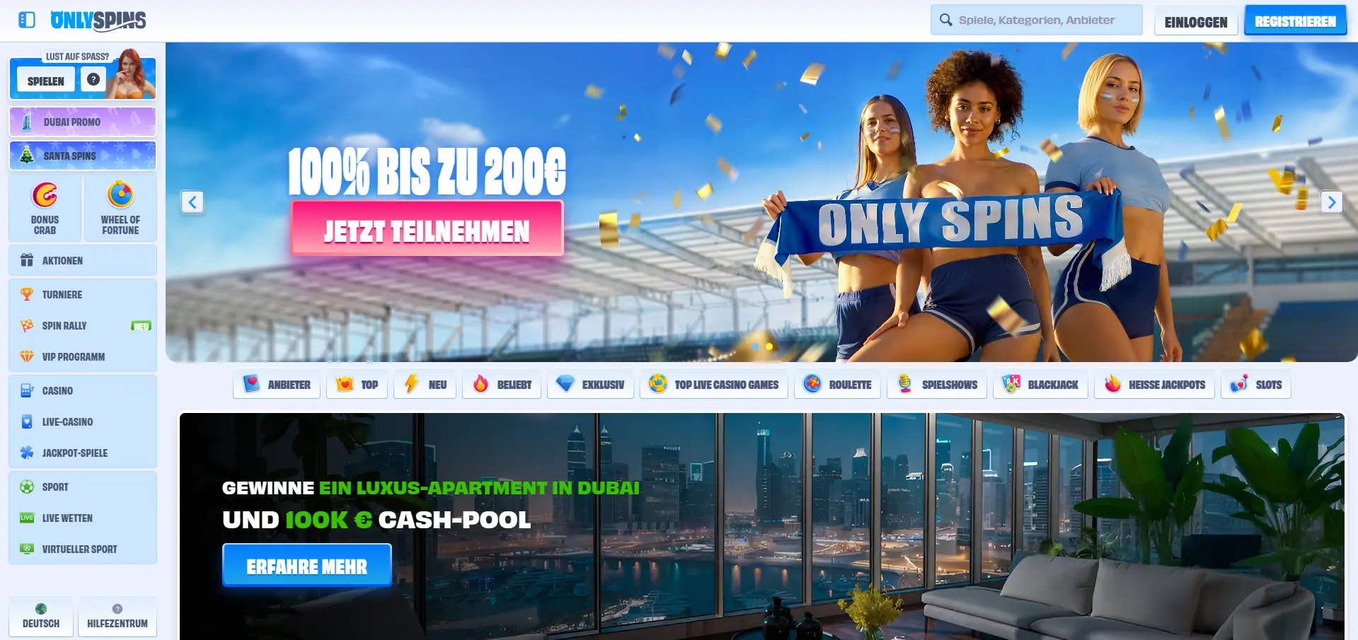 OnlySpins Sportwetten Bonus
